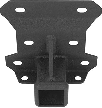 Stahl, Matt, Knitterfrei, UTV-Anhängerkupplungsplatte für für Canam für Maverick X3, Robust, Langlebig, Einfache Installation, Praktischer Ersatz, Schwarz