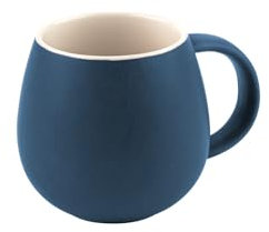 Sallys Belly Mug Kaffeetasse/Teetasse 400ml, Tasse mit Henkel- Handmade (Night Blue)