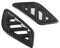 Für N&issan Für X-Trail Für Rogue T33 2021-2024 Für Qashqai J12 2022-2024 Seite Klimaanlage Ausgang AC Vent Abdeckung Trim Auto Zubehör(Color:Carbon texture)