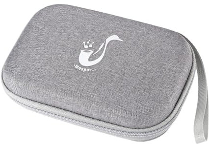 JISADER Aufbewahrungskoffer für Saxophonblätter, Etui für 20 Blätter, schützt Blätter, wasserdichte Aufbewahrungsbox für Blätter, Saxophon, grau