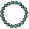 Leslii Reflective Pearls Perlen-Armband Magic 3D-Effekt (Petrol Ø 10mm)