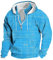 Herren Plaid Half-Zip Hoodie Warm Fleece Pullover Sweatshirt Casual Kariert Kapuzenjacke für Männer Stilvolle Herren Quarter-Zip Hoodie Winter Plaid Hoodie mit Tasche, himmelblau, XL