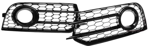 ZXBL griglia del paraurti Anteriore dell'auto per Audi A1 8X 2010-2014-8X0807682A,Decorazione Auto Griglia Fendinebbia,Normal-A-Left