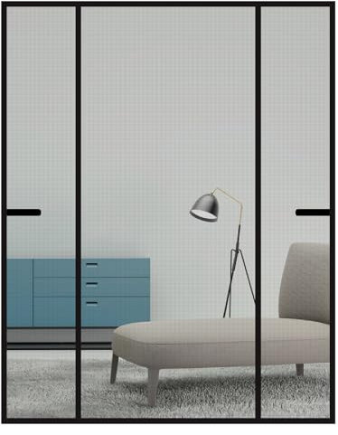 LALAGO Moustiquaire Porte Magnétique, 180x222cm, Moustiquaire Aimantée Double Ouverture Latérale, Fermeture Automatique, Rideau Moustiquaire Porte Fenetre pour Entree Balcon, Porte Fenetre