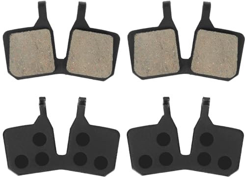 2 Pairs Bicycle Disc Brake Pads for MT5 MT7, Resin High Performance Bike Brake Pads Compatible with Magura Type 9 Semi-Metallic MTB Disc Brake Pads Replacement for Bicycle