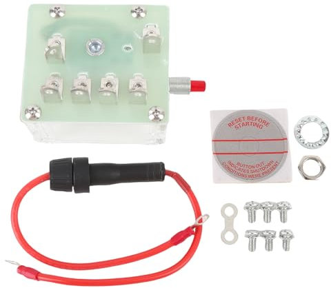 Haofy 518APH-12 Interruttore Magnetico 12V, Interruttore a Motore Marino Pesante con Cablaggio a Circuito Chiuso, Costruzione per Reciproche, Generatori, Motori RV