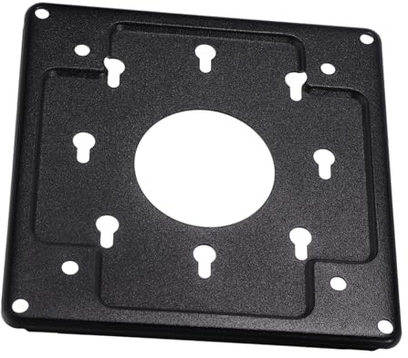 FONDOTIN Compact Metal Mounting Bracket for Mini PC Monitors Back Mount Plate Space-saving Stable Support with Easy Installation for Efficient Workspace