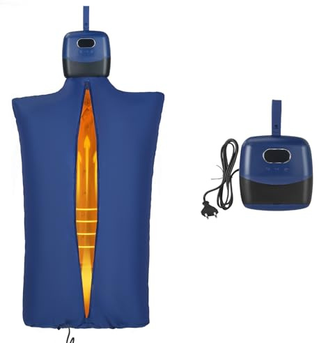 Yapasopu mini seche linge,600W seche linge portable sechoir a linge chauffant avec minuterie,Chauffage PTC réglages 55℃/65℃ sechoir electrique Capacité de charge de 15kg circulation d'air chaud à 360°