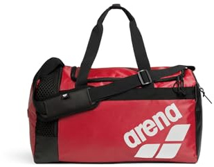 Arena All Set Duffle Bag Sport Tasche 40L, TU, Rot