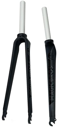 Forcella Rigida per Bici da Strada 700C Forcella per Bici A Scatto Fisso Tubo Dritto da 1-1/8 Freno C Forcella Anteriore in Lega di Alluminio Sgancio Rapido 9 * 100 mm