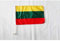 AZ FLAG - Autofahne Litauen - 45x30 cm - Litauische Autoflagge 30 x 45 Cm - Auto Flaggen