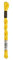Anchor Perlgarn Stärke 5 4585000-00290 gelb Stickgarn, 100 % Baumwolle, 5g Strängchen