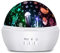 Moredig Veilleuse Bebe, Veilleuse Enfant,Veilleuse Etoile Projection Rotation Lampe Etoile Projecteur Led Enfant et 8 Couleurs Lampe Projection Bébé pour Cadeau Enfants, Cadeau Fille - Blanc