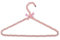 LOVIVER Elegante Dekorative Perlen Wulstige Kleiderbügel, Platzsparender Metallkleiderbügel Kleiderständer Stand Halter für Und Frauen, Rosa