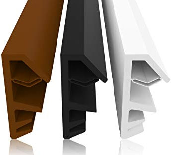 Fensterdichtung Weiß 10m - 5mm Nutbreite / 12mm Falz aus TPE hochwertige Gummidichtung Holzfensterdichtung Fenster gegen Zugluft Lärm (weiss 10m)