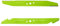 Ego Power+ AB2100D - Set di Tosaerba a Doppia Lama per pacciamatura, 53 cm, LM2133/LM2130/LM2135SP/LM2130SP/LM2156SP/LM2150SP, Verde