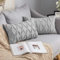 MIULEE Kissenbezüge 2er Set Wolle Sofakissen Sanft Dekokissen Weich Kissenbezug Couchkissen Dekorativ Zierkissenbezug für Sofa Bett Wohnzimmer Schlafzimmer klassischer Style Hellgrau 30x50cm