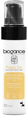Biogance - Gel nettoyant des Oreilles pour Chiots, sans paraben, formulé à partir d'actif Bio et d'ingrédients d'origine Naturelle