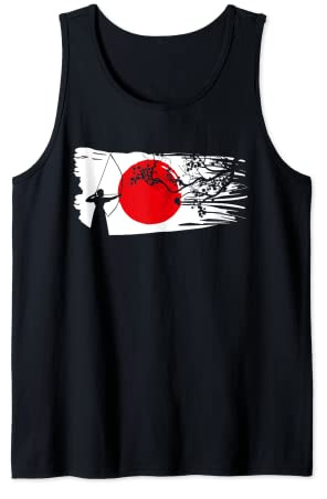 Yumi Bogen Kyudo Japanisches Bogenschießen Tank Top