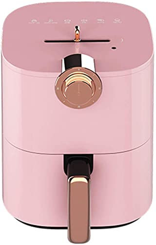 Honent Air Fryer, 4.5 Liter Air Fryer Oven1300w, with 6 Preset Functions, Automatic Power-Off Protection Multifunction Non-Stick Pot,Pink