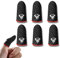 CUHZA 6 Stück Gaming Finger Sleeve, Handy-Gaming-Fingersleeves, PUBG Game Finger Sleeve, Flexibel Atmungsaktiver Gaming Finger