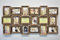 DEENZ X Large 18 Photos Multi Picture Wall Frame 6X4 Photo Multi Photo Frame 18-Aperture Wall Hanging Memories Decoration Gold Rustic