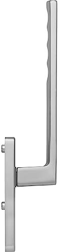 HOPPE 11598736 - Maniglia per porta scorrevole Tolone, interno UG, lunghezza 253, effetto acciaio inox, alluminio