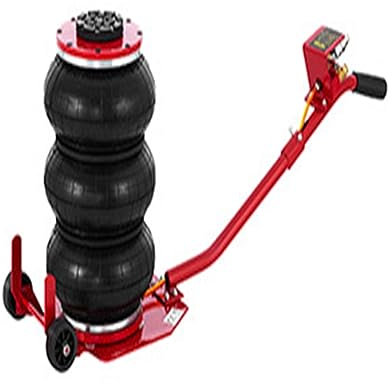EBAYTV Hydraulische Heber 3/5 tonnen Auto Triple Bag Air Jack Pneumatische Jack Schnelle Hubhöhe 16 Zoll/40 cm for Auto LKW Van SUV Auto Reparatur Werkzeug (Color : Red 3 Ton, Size : 0)