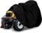 Lawn Mower Cover, Riding Lawn Mower Covers Waterproof Heavy Duty 210D Oxford Zero-Turn Cover For Universal Tractor Cover Up To Decks (Color : Schwarz, Size : M)