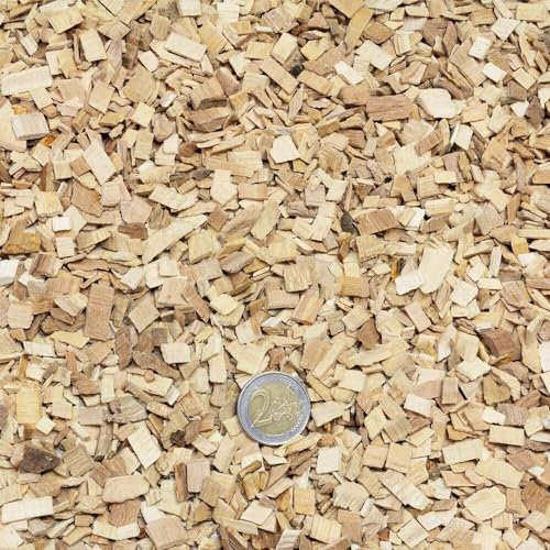 Terra Discount Räucherspäne aus Buche 2,5Kg Körnung: grob 3,0-10,0 mm - zum smoken, räuchern/kalträuchern von Fleisch, Fisch, Gemüse geeignet - Buchenholz mit klassischem Aroma