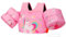MoKo Kinder Schwimmflügel, Cartoon Schwimmweste mit Schultergurt Schwimmtraining Jacke Schwimmend Badeanzug Schwimm Zubehör mit Pfeife für 13-30lbs Jungen Mädchen, S - Rosa Einhorn