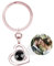 Personalized Photo Projection Keychain Custom Heart Photo Keyring Projection Keychain for Women Anniversary Memorial Gifts (rose gold-1,1PCS)