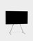 Pedestal Viva TV - Supporto per TV da 40 a 70 pollici, design moderno, robusti piedini per TV in acciaio, elegante base per TV con gambe inclinate e piedi arrotondati (verde)