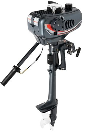 Außenbordmotor, 2/4-Takt 3,5-7PS Außenborder Bootsmotor Benzin Angetriebene Bootsmotoren für Boote mit Einem Gewicht von 100-200 kg