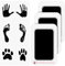 Romon 3Pcs Impronta Mani e Piedi Neonati, Impronte Bimbi, 9,5 * 6 cm Senza Inchiostro Impronte Bimbi, Kit Impronta Cane, per Cane gatto, Sicuro e Non Tossico, Regalo Battesimo Bimbo（S)