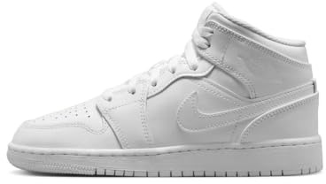 JORDAN Schuhe für Jungen Air 1 Mid (GS) 554725-136, Weiß, 35.5 EU