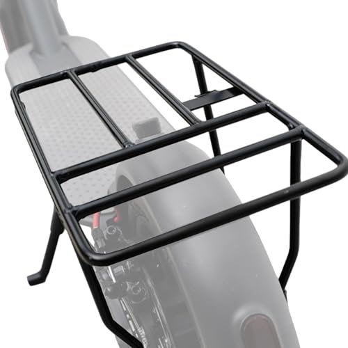 yanzisura Porte-bagages pour scooter – Fixation pour trottinette électrique – Porte-bagages arrière en alliage d'aluminium, grande capacité pour les légumes achetés,