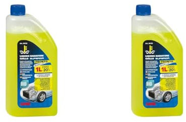 Lampa 38102 Superior-Giallo, Liquido antigelo radiatore (-20°C) - 1 L (Confezione da 2)
