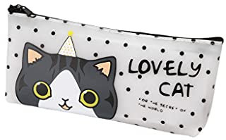 Generic Borsa da Trucco Astuccio in Silicone con Cerniera Bianca Creativo e utile