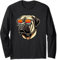 Retro Sonnenbrille Tosa Inu Tosa Ken Langarmshirt