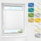 Jalousiescout Elegance Plissee, Premium Klemmfix, Metal plisseehalter ohne Bohren nach Maß, 12 Farben, 3 Profilfarben, Breite 30-129 cm, Höhe 40-230 cm, Plisseerollo innen, Fensterrollo Sonnenschutz