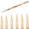 ø6-7 cm Lot de 6 Piquets Cloture en Bois Longueur 150 cm Pointe Aiguisée Noisetier Poteaux Rabotés Palissade Clôture de Jardin Piquets de Clôture pour Pâturage