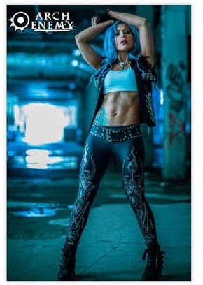 Alissa White-Gluz Poster Leinwand Kunst Bild (5) Leinwand Wandkunst Wohnzimmer Schlafzimmer Malerei 20x30inch(50x75cm)
