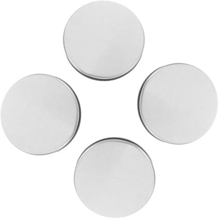 CLISPEED 4piezas Tapas De Acero Inoxidable Para Orificios De Fregadero Estéticas Versátiles Para Cocina y Autocaravana