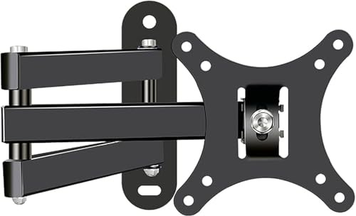 MODEGAO Monitor Wall Mount, TV Wall Bracket for Most 10-30 inch LED LCD TV Flat Panel Screen and Monitor up to 33lbs with Swivel Tilt, Max VESA 100x100mm(MDG-C310)