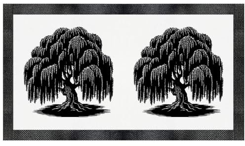 Azeeda 'Willow Tree' Pet Feeding Mat (PM00036375)