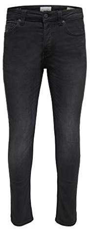 Only & Sons Onsloom Black Jog 7451 Pk Noos, pantalones vaqueros delgados para Hombre, Negro (Black), 31W / 30L