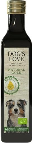 DOG'S LOVE Natural Gold Bio-Öl 250ml |Vitaminreicher Nahrungsergänzung
