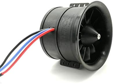 Powerfun EDF 90mm 12 Blades Ducted Fan with RC Brushless Motor 1100KV Balance Tested for EDF 8S RC Jet Airplane