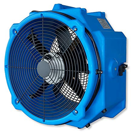 HWS A 3000 Baulüfter Axialventilator inkl. Stundenzähler mit 5500 m³/h